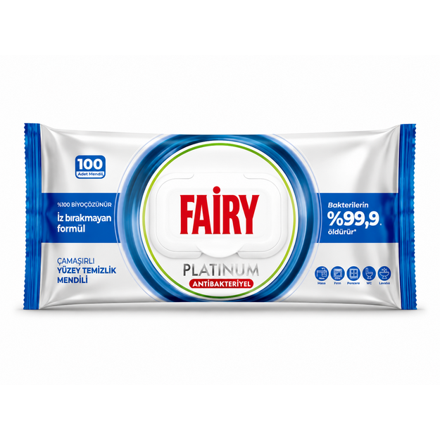 Fairy paviršių valymo servetėlės