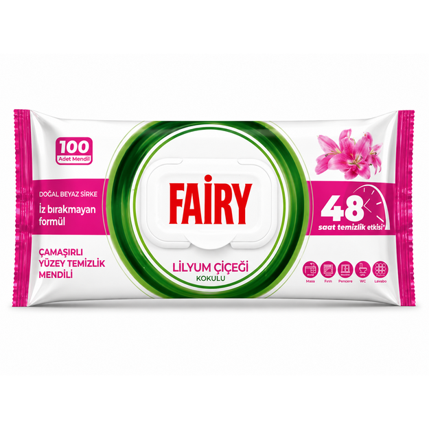 Fairy paviršių valymo servetėlės