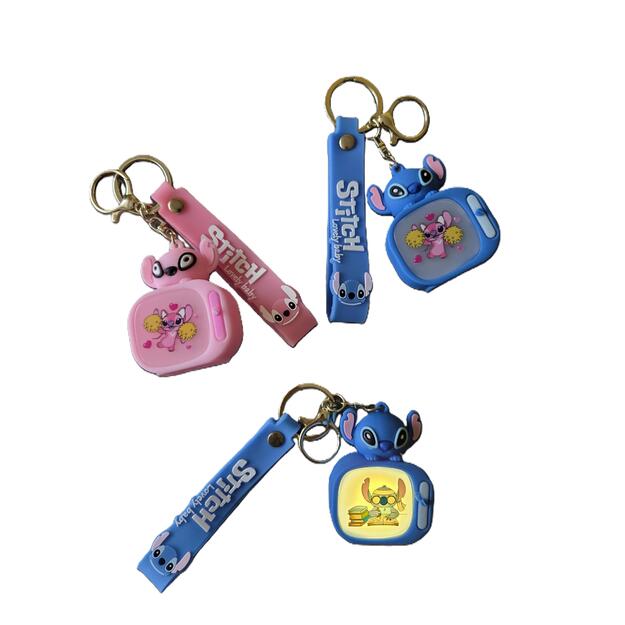 Šviečiantis raktų pakabukas