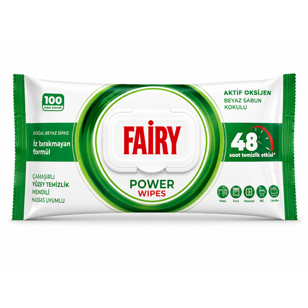 Fairy paviršių valymo servetėlės
